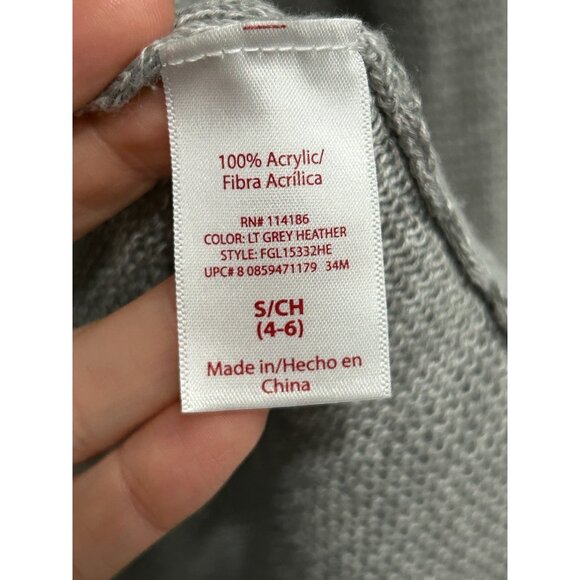 Faded Glory Womens Light Gray Heather Open Front Cardigan Sweater Sz Small - Picture 6 of 11